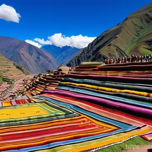 Home 23 페루 히피 문화 - **Vibrant Pisac Market in the Sacred Valley**
"A bustling, open-air market scene in Pisac, Peru,...